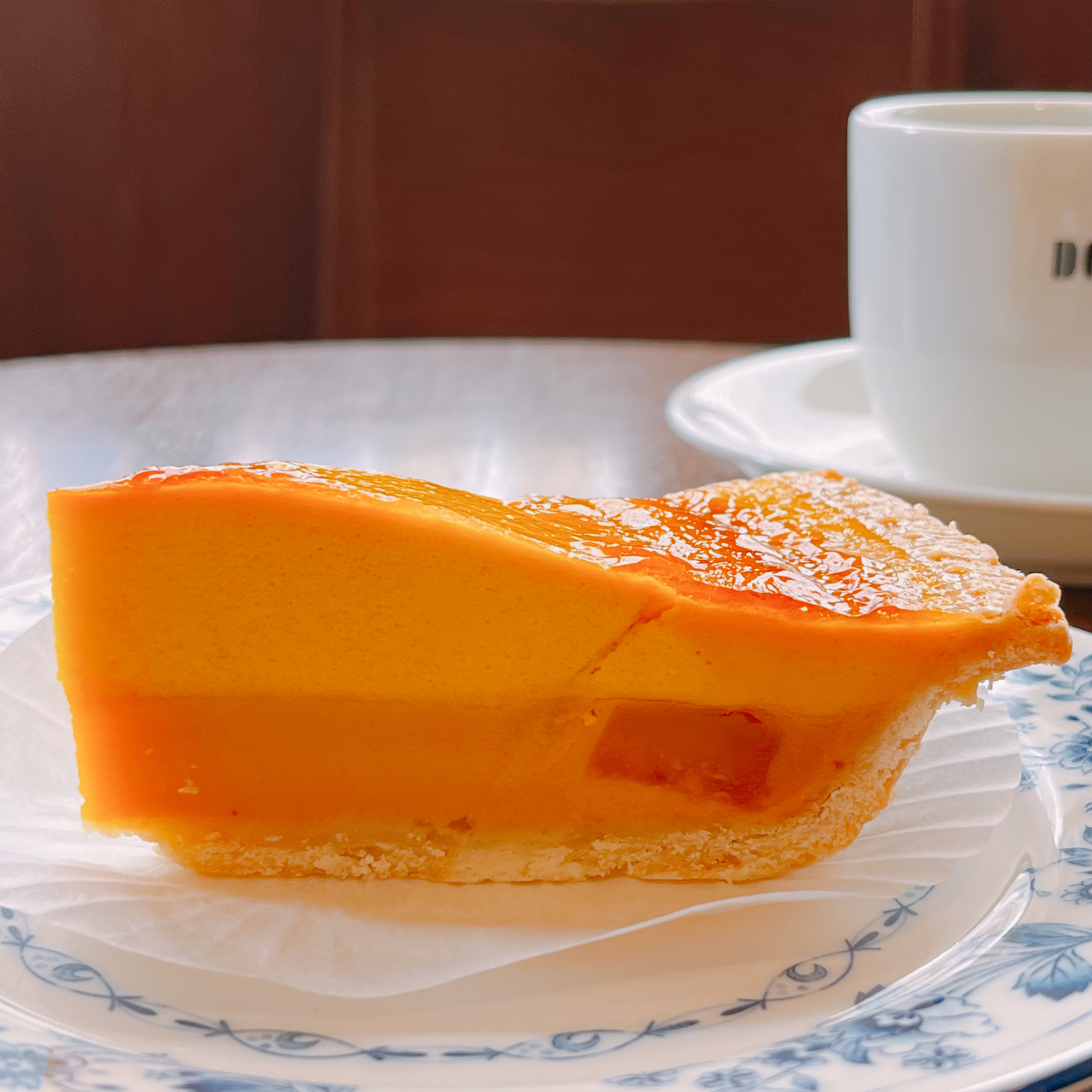 ドトールのおすすめスイーツ「北海道産かぼちゃのタルト」