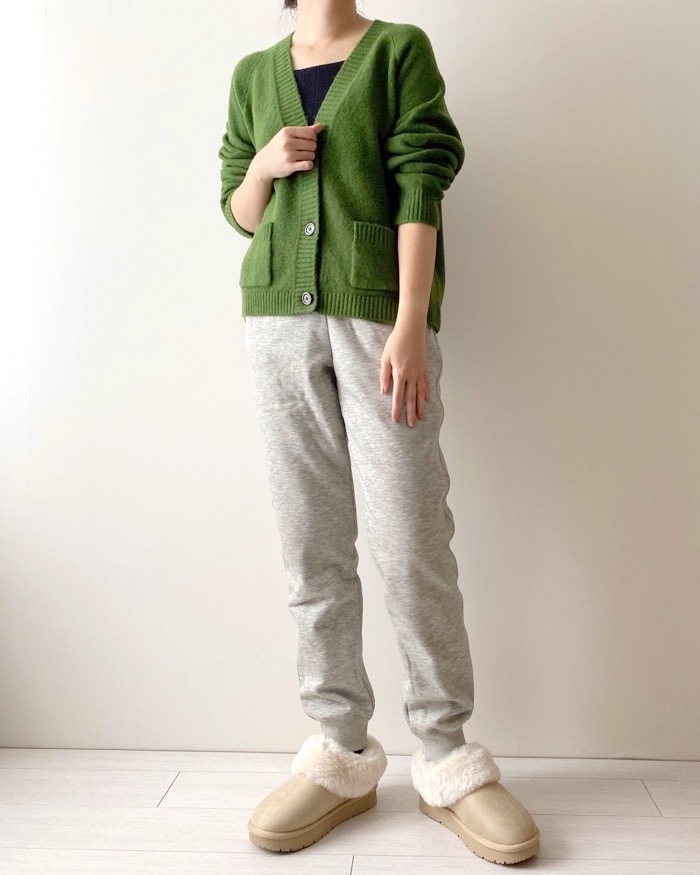 ユニクロのオススメのパンツ「ヒートテックボアスウェットパンツ(丈標準68~70cm)」