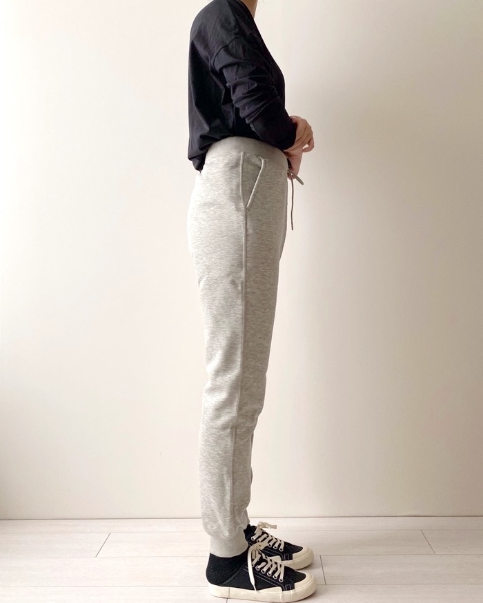 ユニクロのオススメのパンツ「ヒートテックボアスウェットパンツ(丈標準68~70cm)」