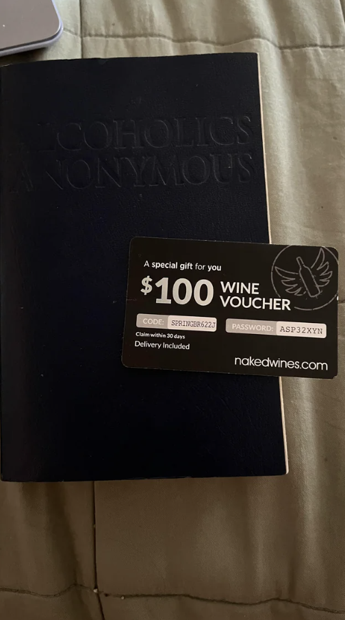 $100 wine voucher