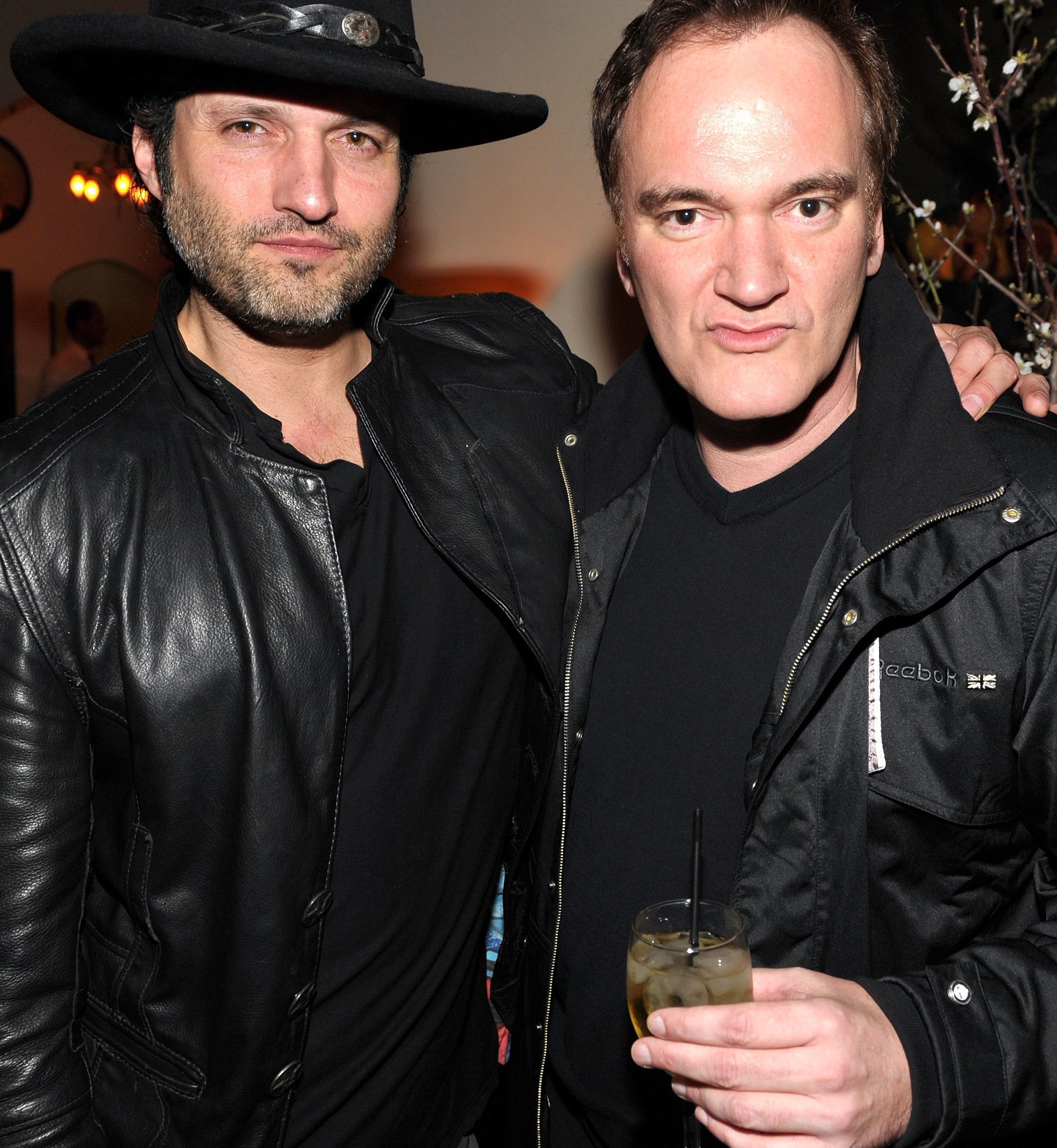 Closeup of Robert Rodriguez and Quentin Tarantino