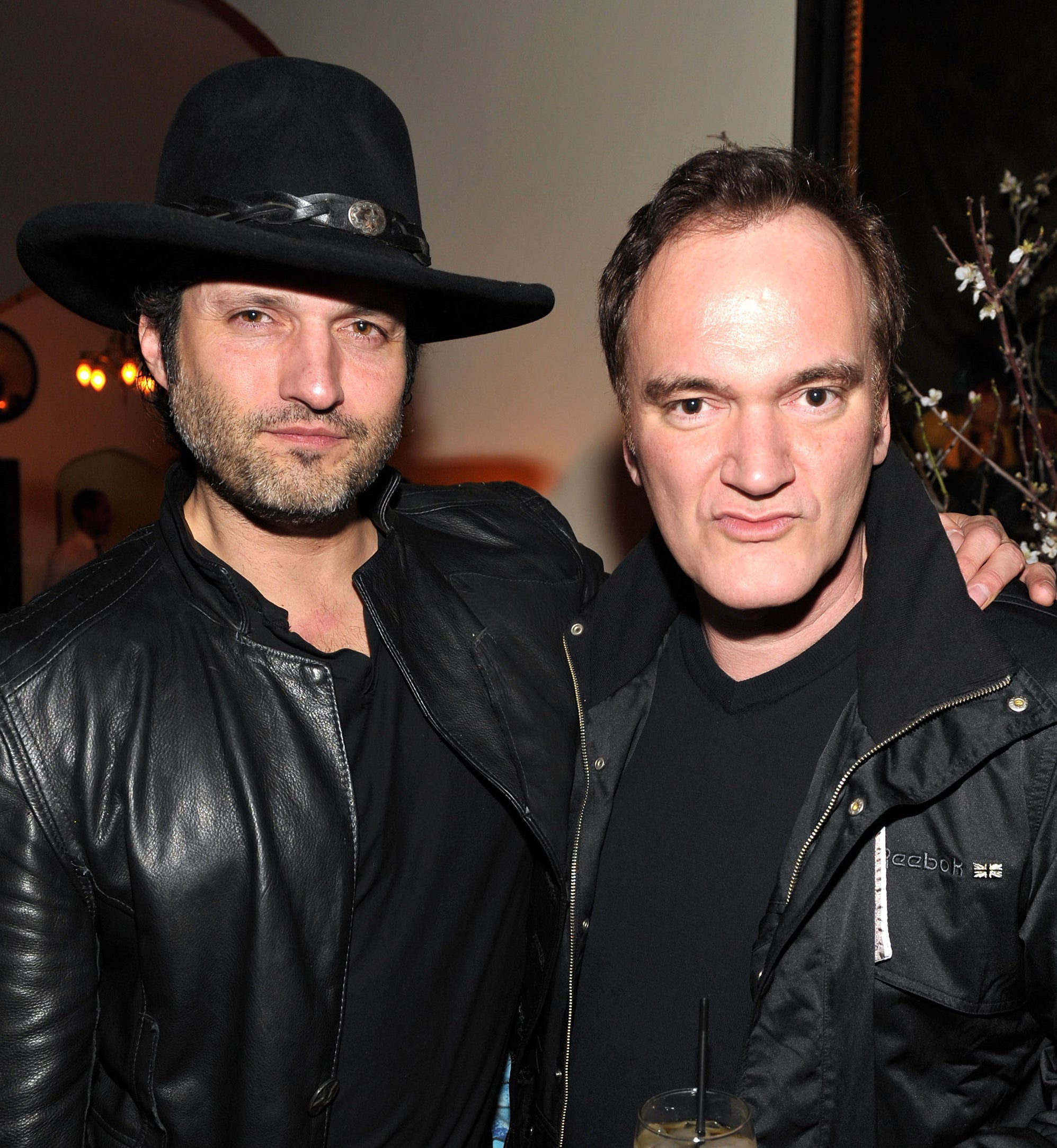 Closeup of Robert Rodriguez and Quentin Tarantino