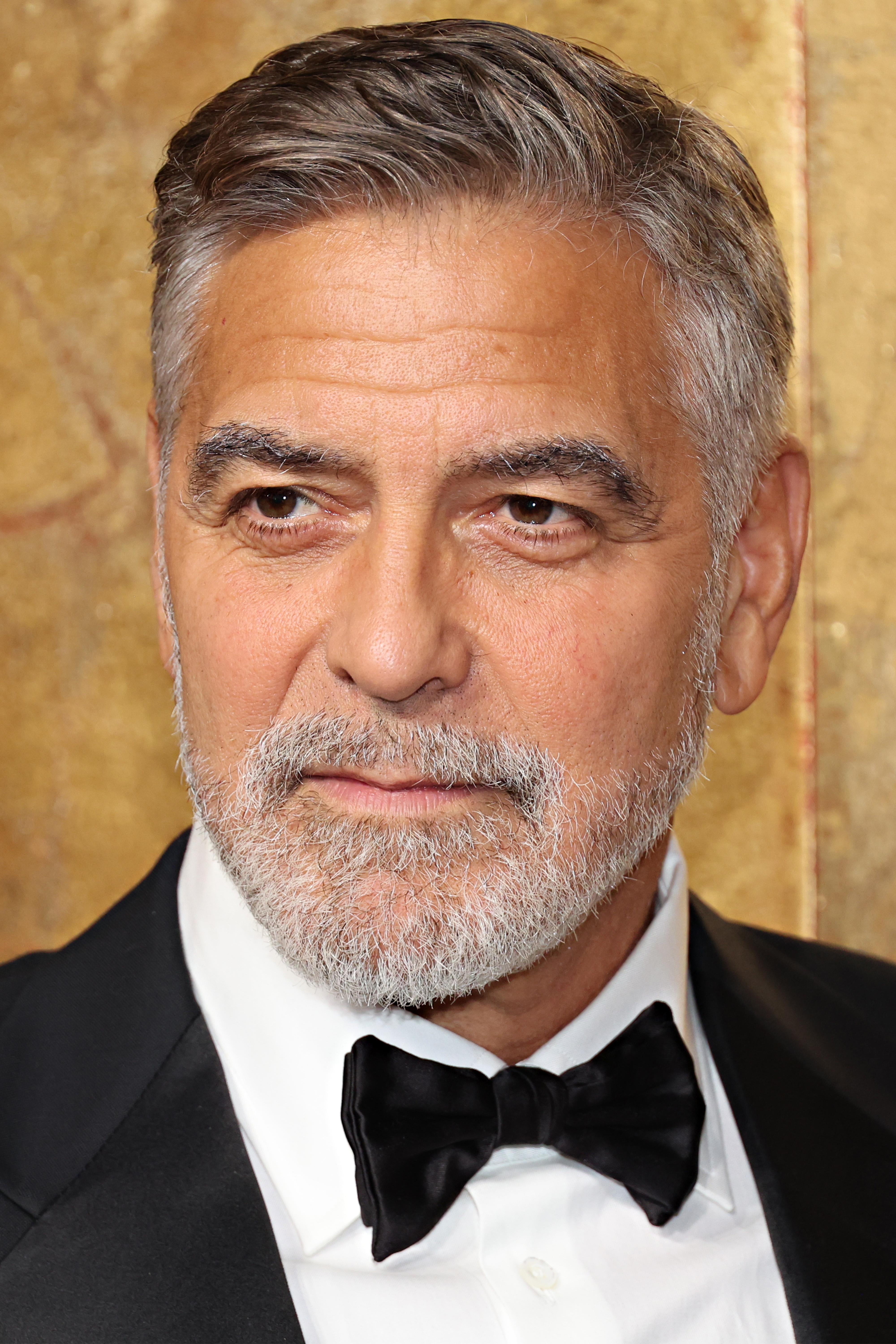 Closeup of George Clooney