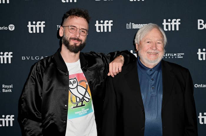 Noah &quot;40&quot; James Shebib and Donald Shebib attend the &quot;Nightalk&quot; Premiere during the 2022 Toronto International Film Festival at Scotiabank Theatre.