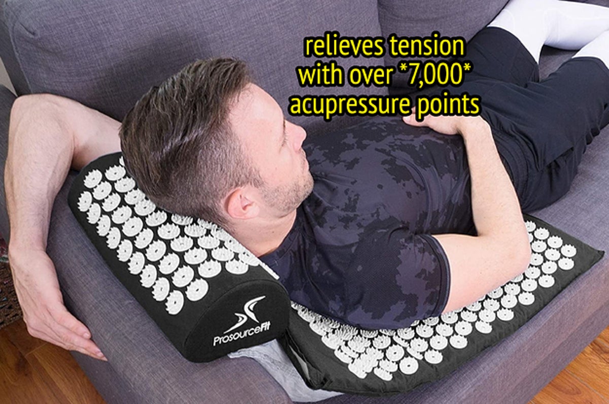 BECALM Lumbar Roll Back Cracker - Comfortable Soft Lumbar Pillow