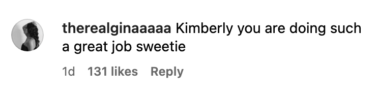 kimberly you are doing such a great job sweeetie