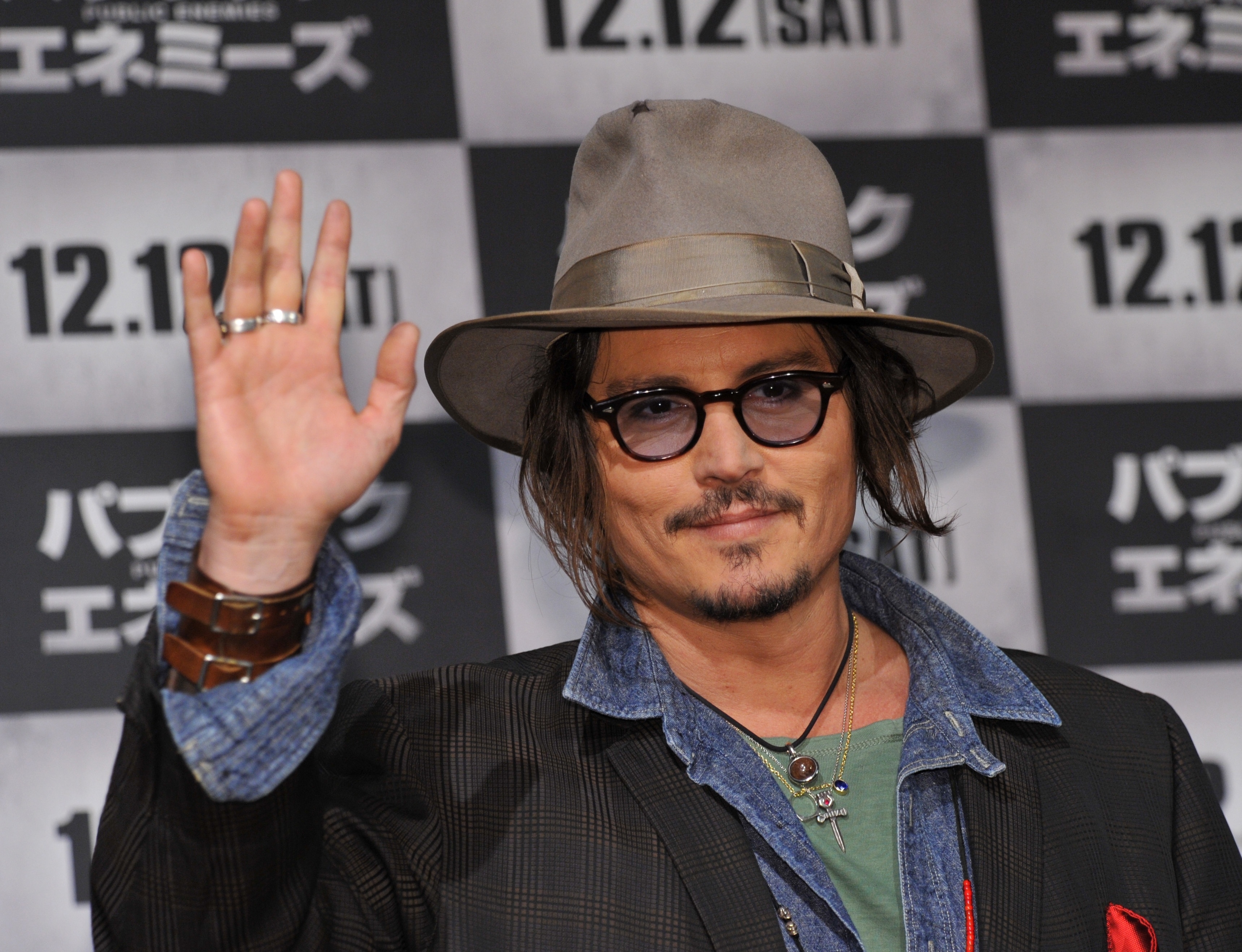 Closeup of Johnny Depp