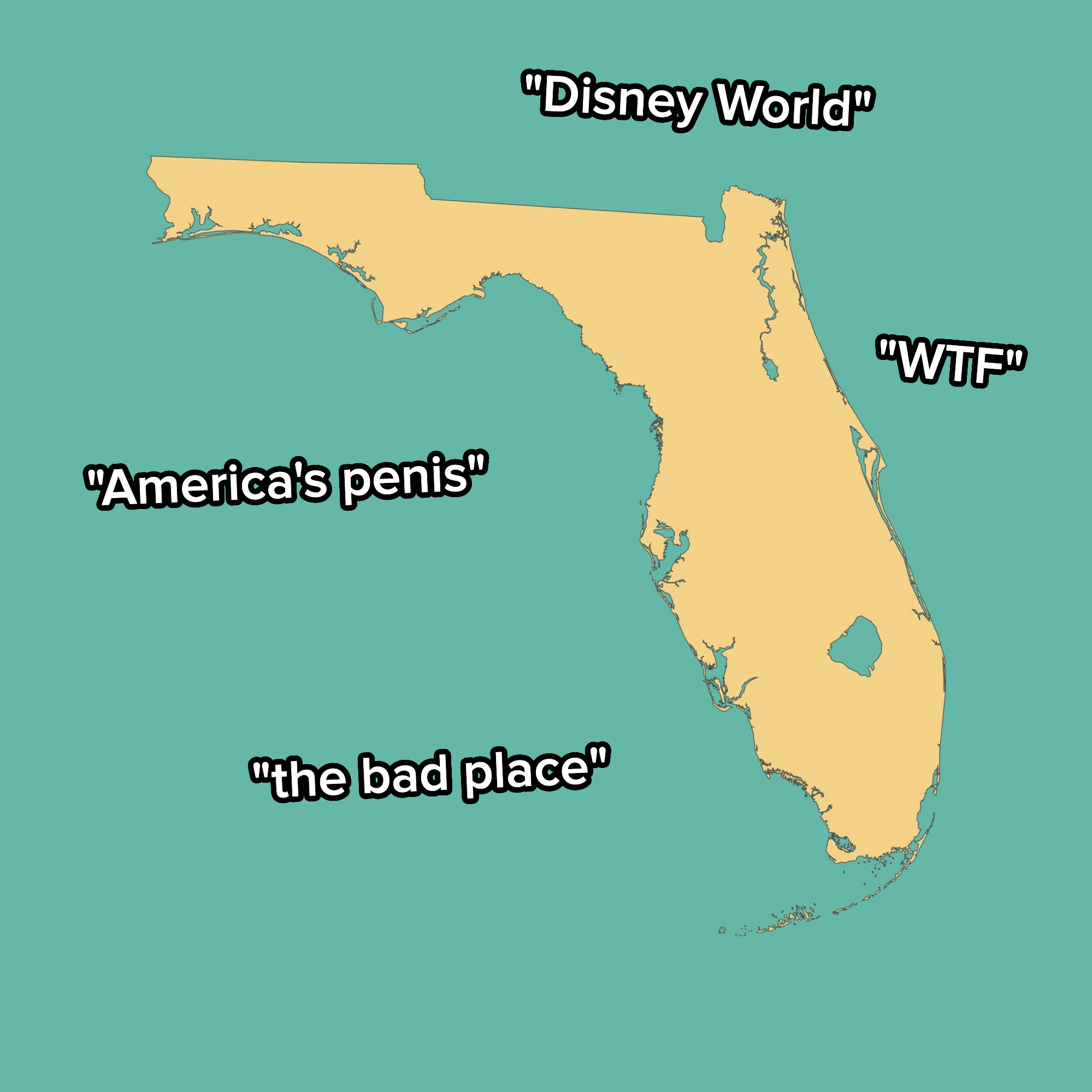 Outline of Florida