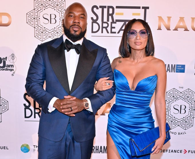 Jeezy and Jeannie Mai-Jenkins on the red carpet arm-in-arm