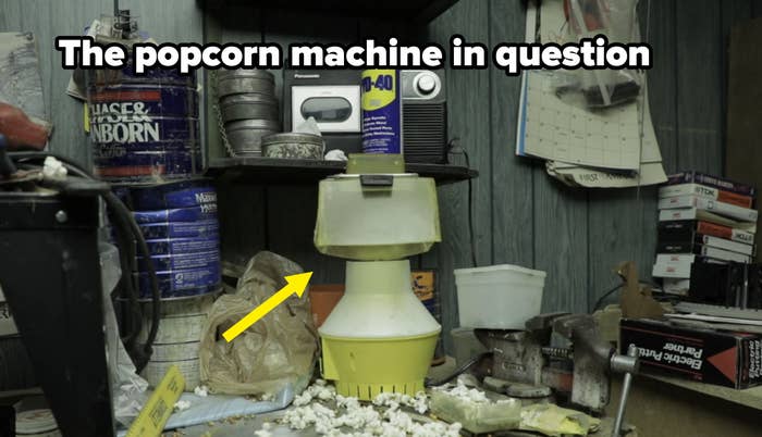 My grandfather&#x27;s popcorn machine that was rigged to the light switch