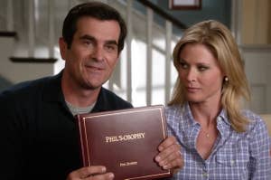 ty burrell and julie bowen in modern family