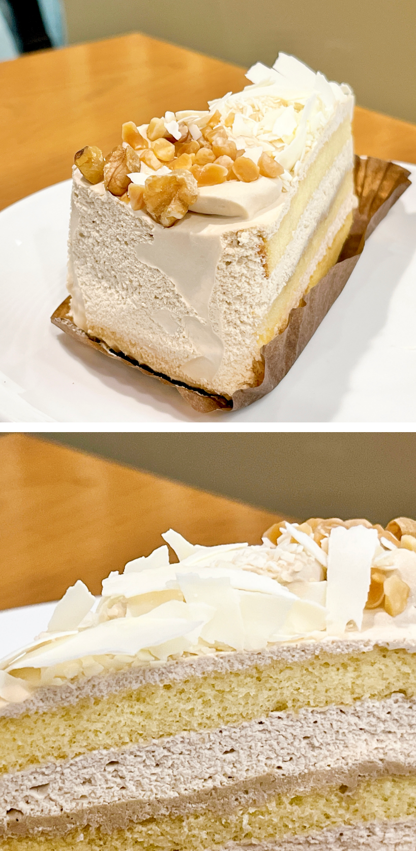 スタバのおすすめスイーツ「ホワイトモカケーキ」