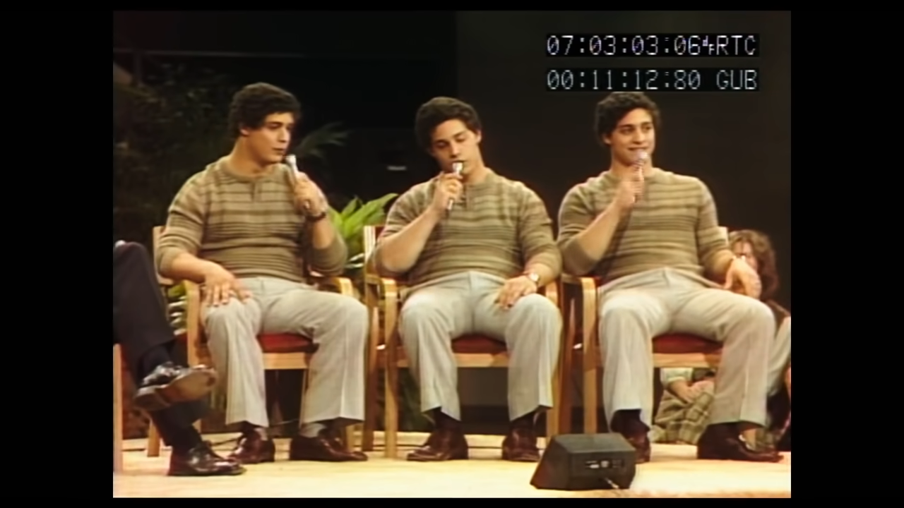 Screenshot from &quot;Three Identical Strangers&quot;