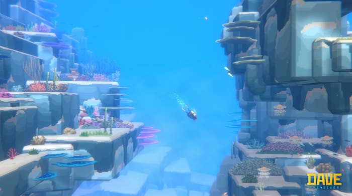screengrab from dave the diver nintendo switch game