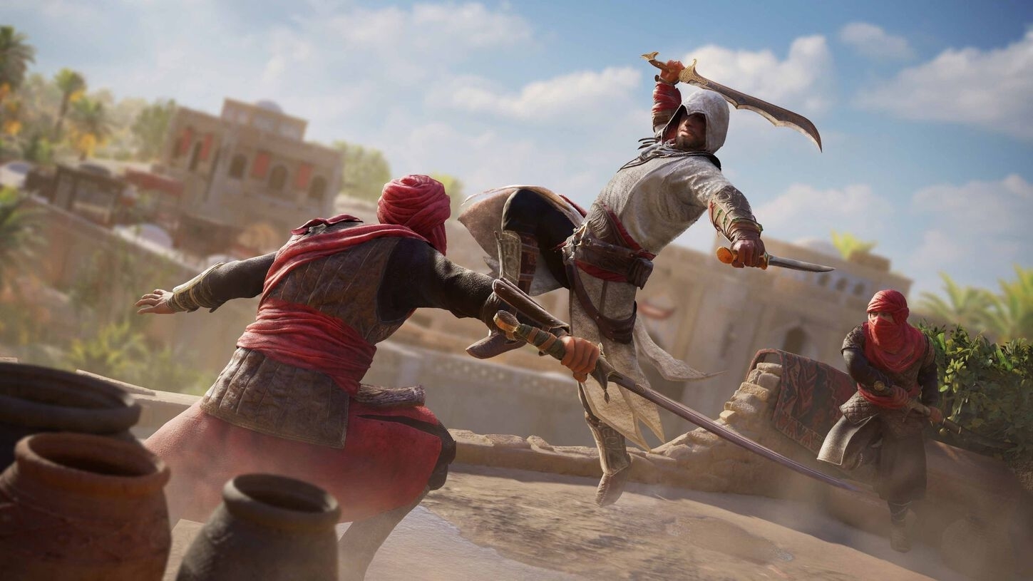 screengrab from the assassin&#x27;s creed mirage game for ps5, ps4, and xbox series x