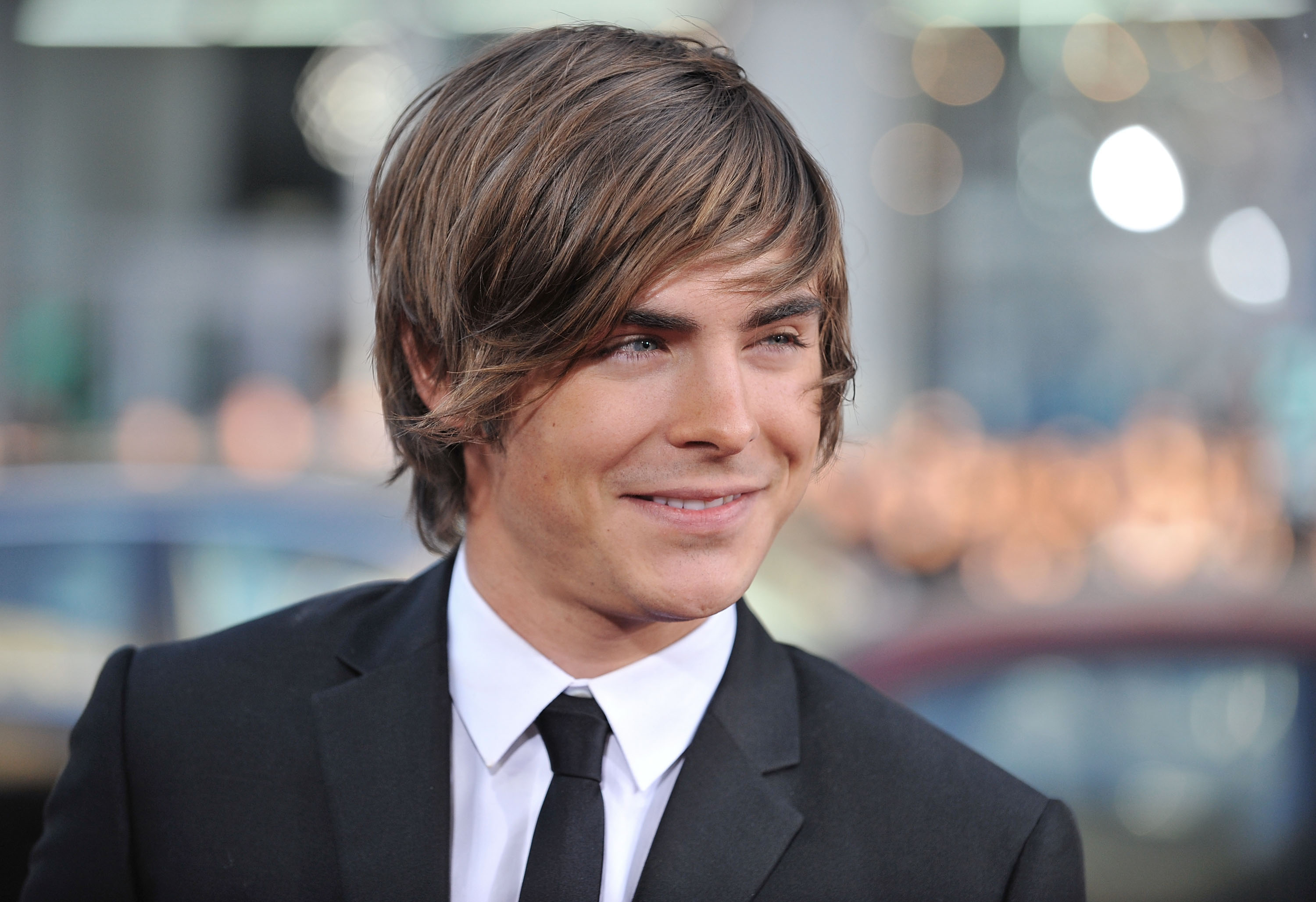 Closeup of Zac Efron