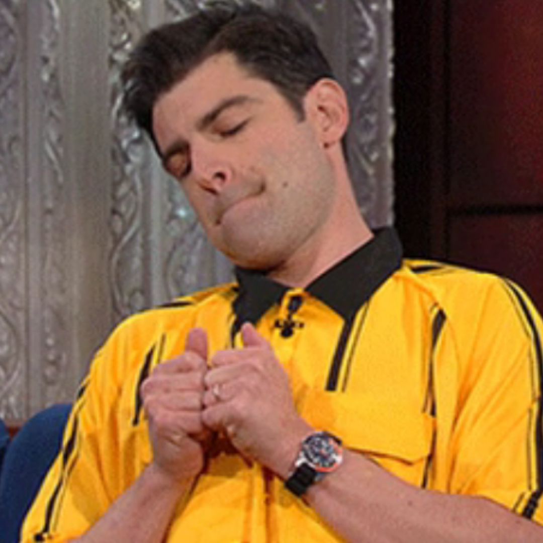 Max Greenfield on &quot;The Late Show with Stephen Colbert&quot; miming texting