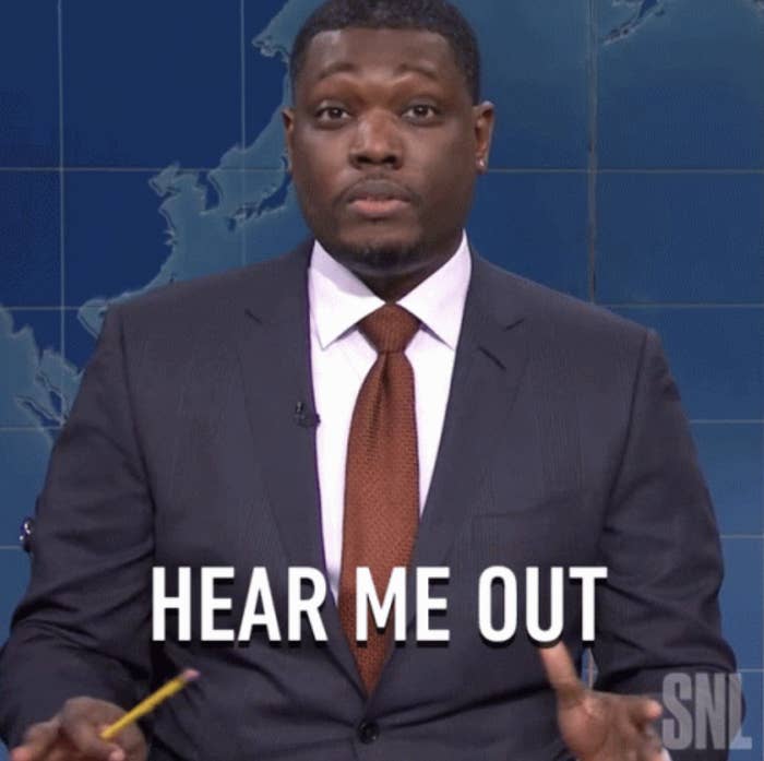 Michael Che on &quot;SNL&quot; saying hear me out