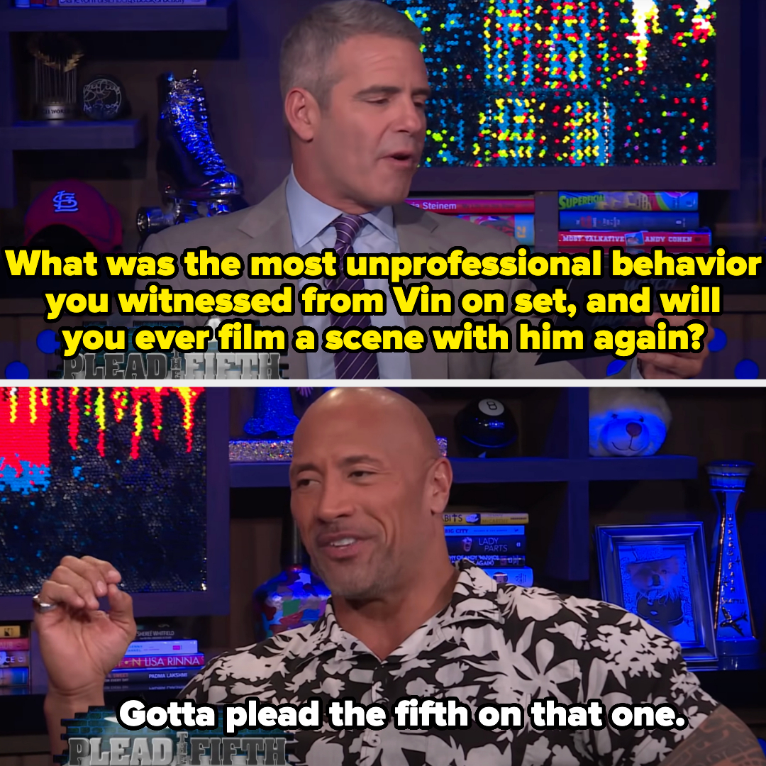 "Gotta plead the fifth on that one."