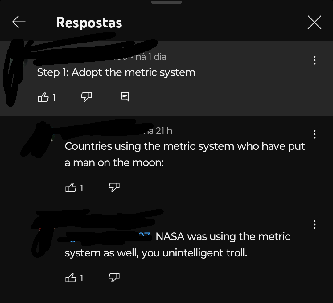 &quot;Adopt the metric system&quot;