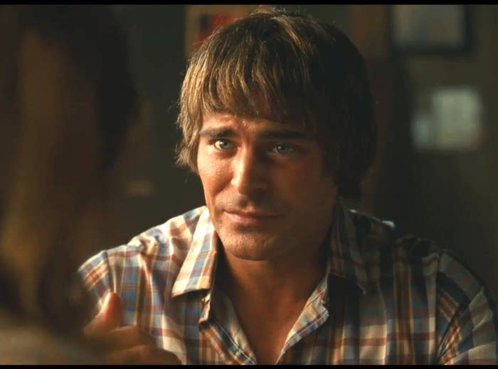 Closeup of Zac Efron in &quot;The Iron Claw&quot;