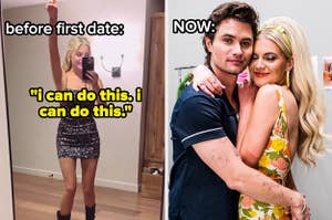 Kelsea Ballerini hyping herself up before her first date with Chase Stokes