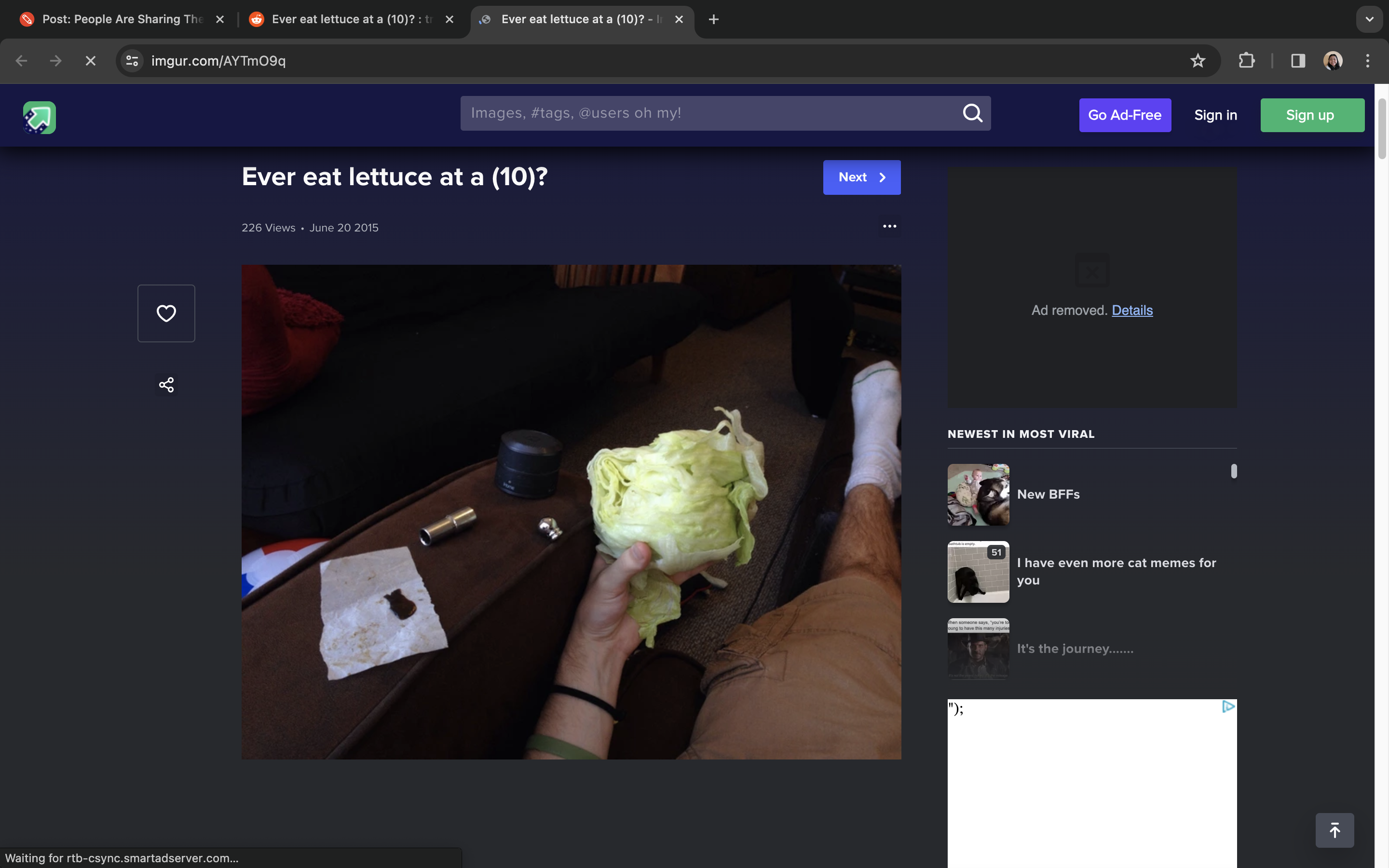 A man is eating a head of lettuce