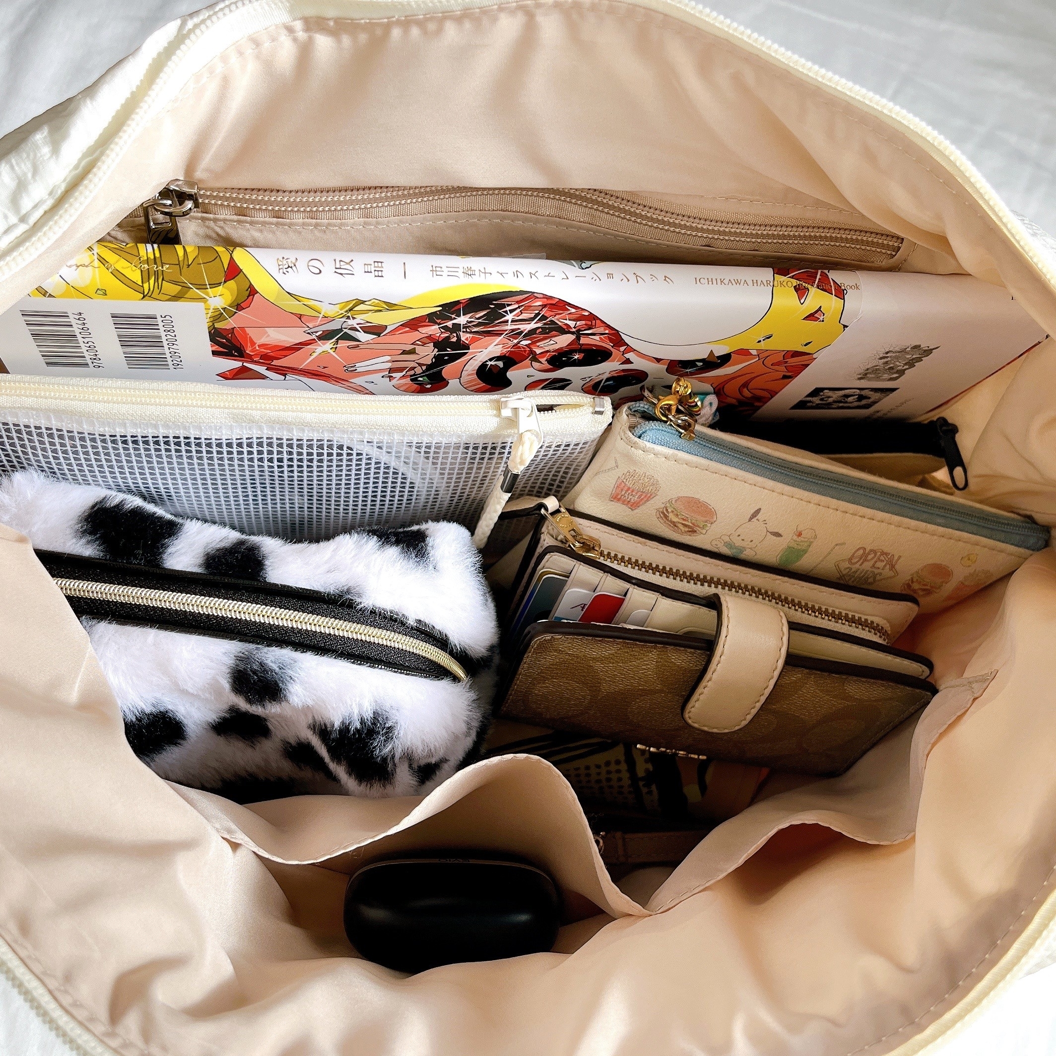 ニコアンドのオススメのバッグ「オリジナルロゴキルトショルダーバッグ」