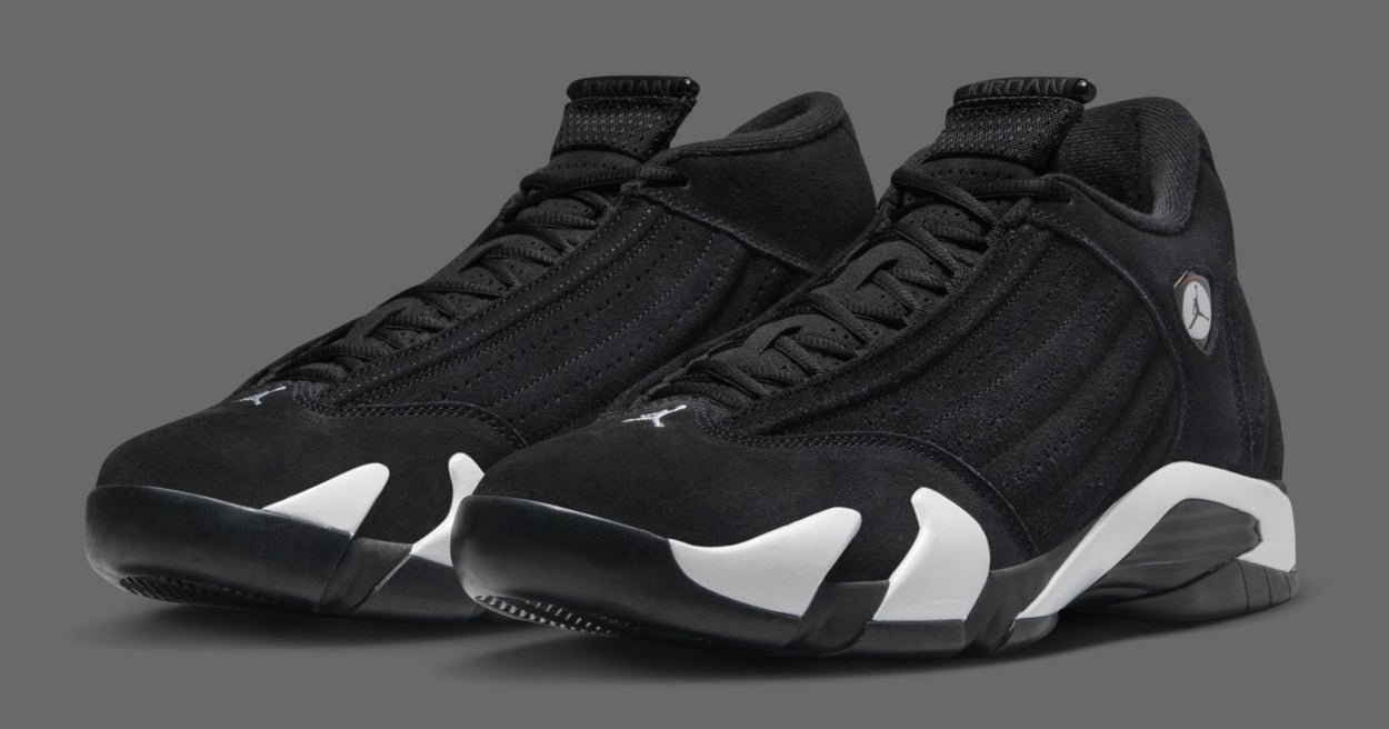Official Look at the 'Black & White' Air Jordan 14 Retro
