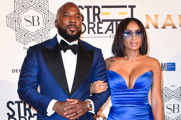 jeezy and Jeannie Mai at an event red carpet
