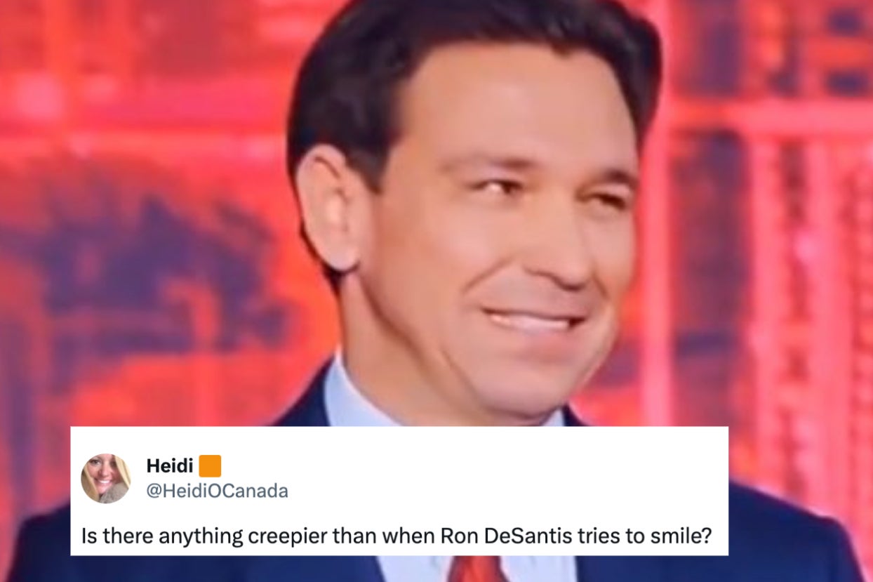 People Are Finding Out Ron DeSantis Has No Idea How To Smile After His Disastrous Debate With Gavin Newsom