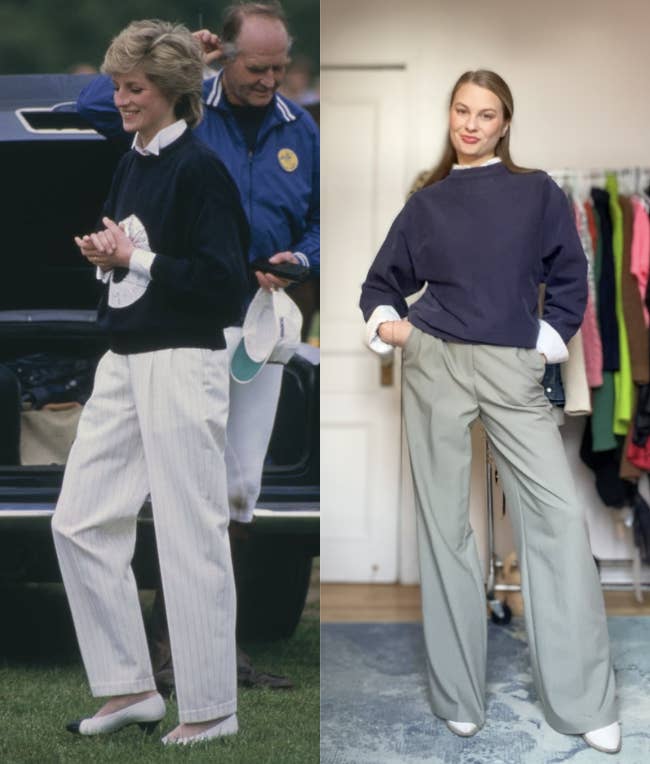 Princess diana outfits casual hotsell