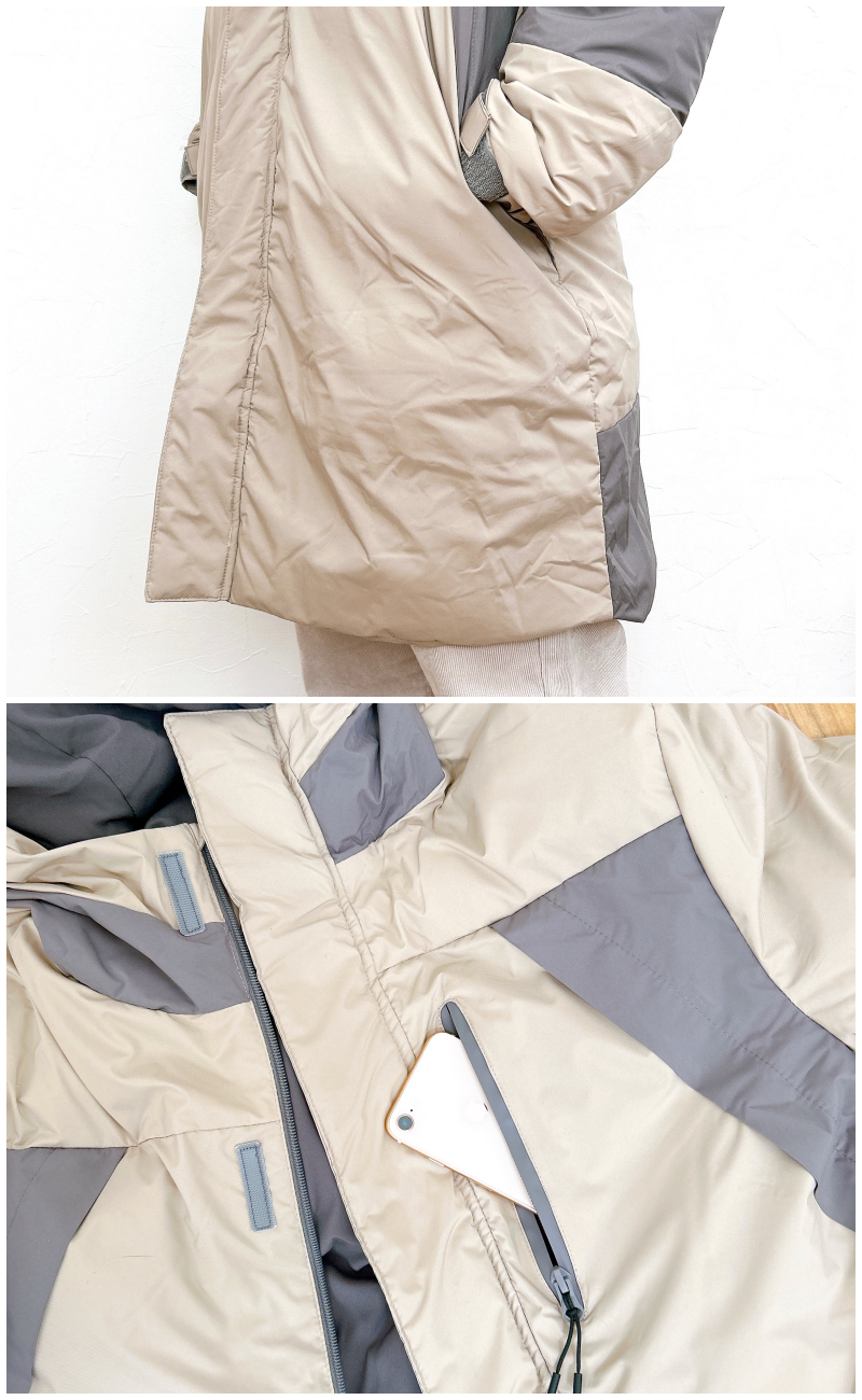 WORKMAN(ワークマン)のおすすめアウター「防風撥水ストレッチウォームフーディーロング」