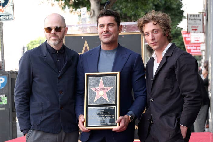 Sean Durkin, Zac Efron, and Jeremy Allen White