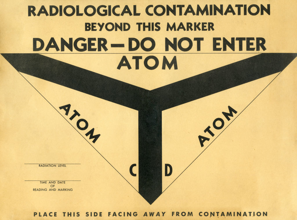 a radiological contamination stamp