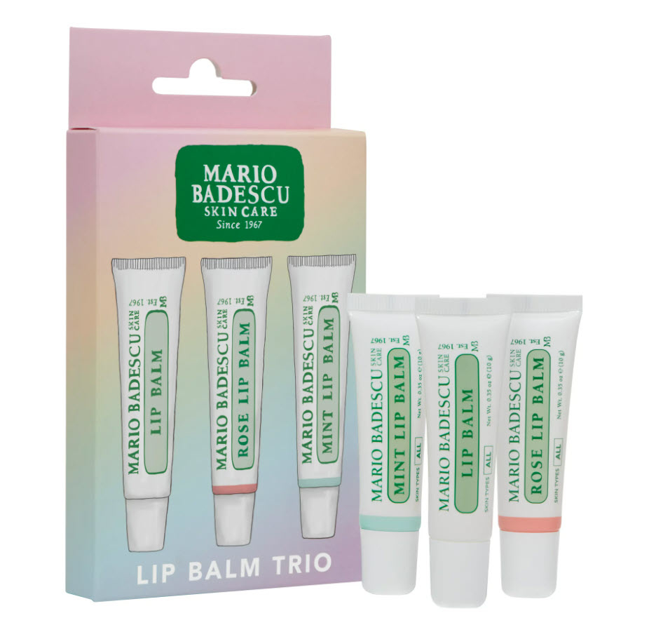 set of trio Mario Badescu lip balm