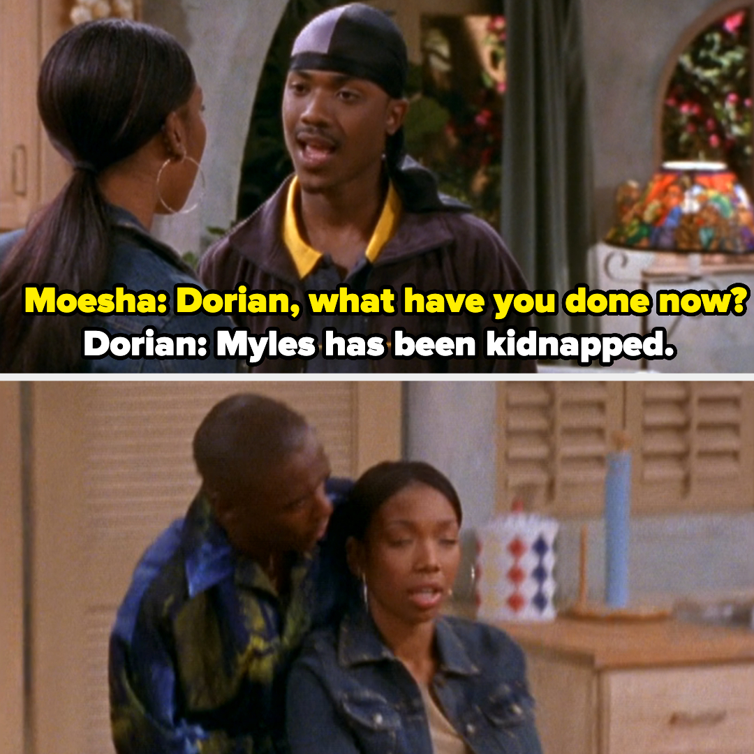 moesha fainting after finding out myles has been kidnapped