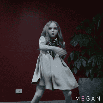 GIF from &quot;M3GAN&quot;
