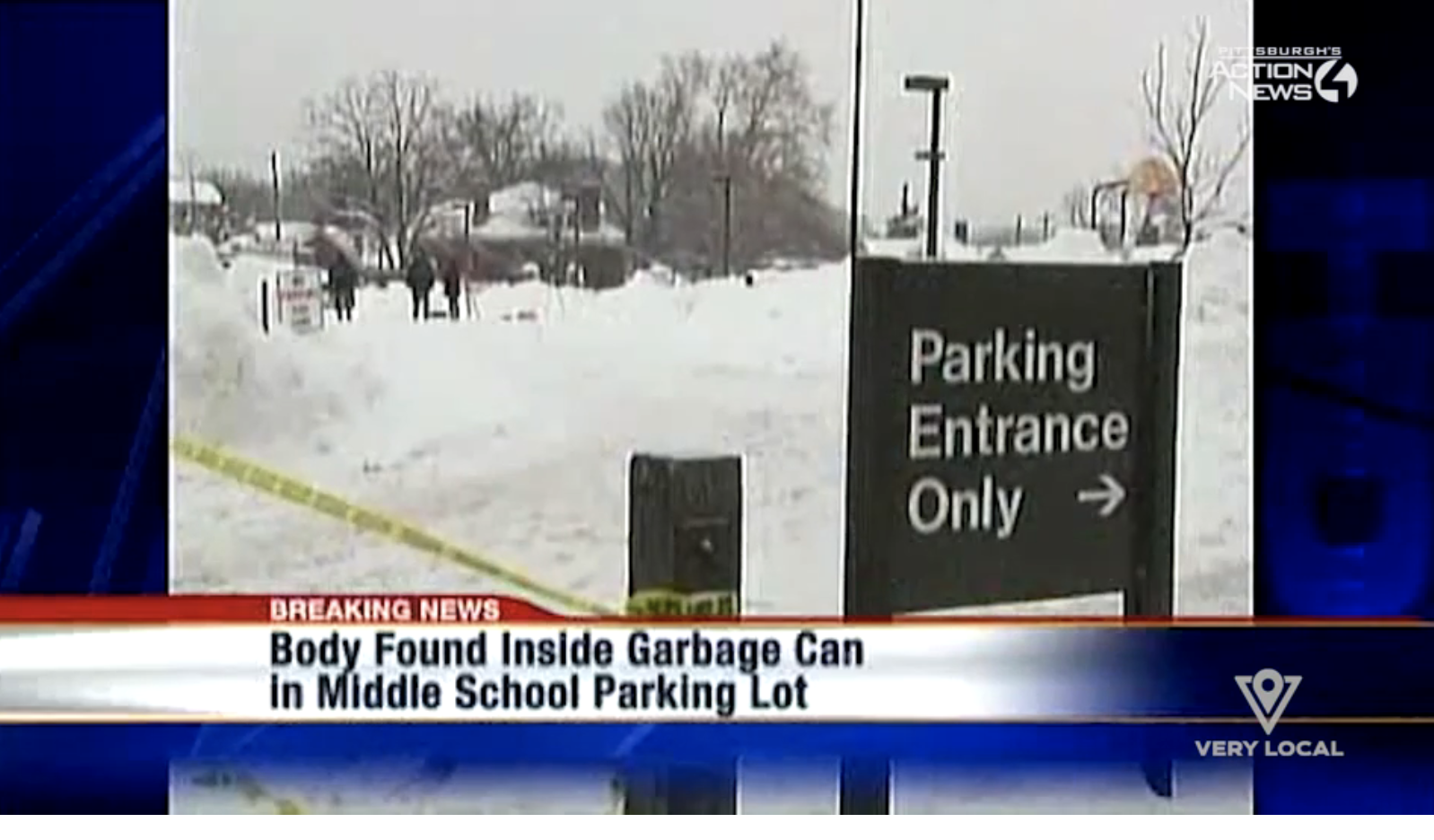 &quot;Body found inside garbage can in middle school parking lot&quot;