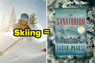 A person skiing and the cover of 