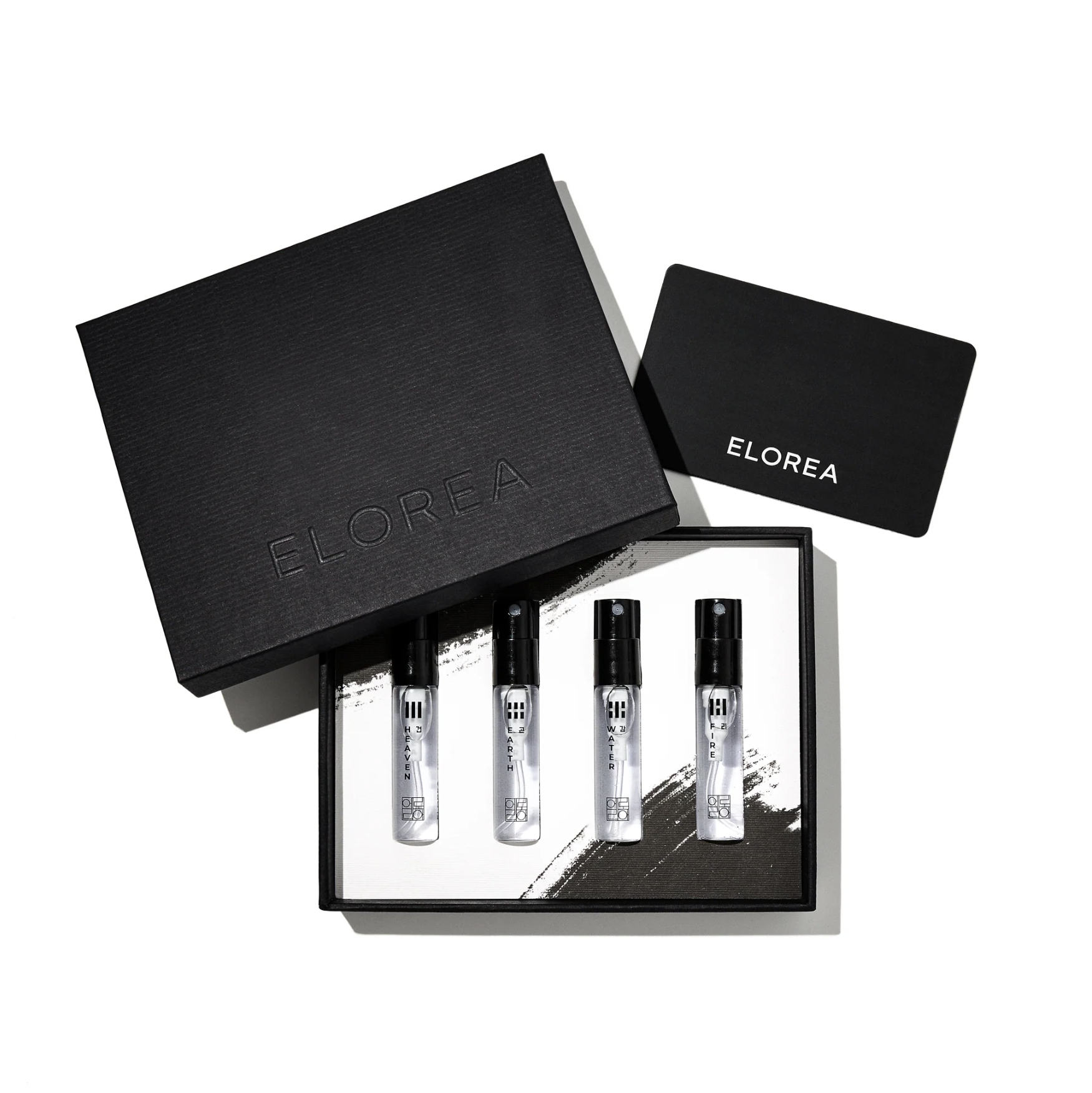 The Elements Discovery Set with four perfume samples