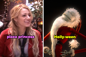 Blair Waldorf is plaza princess, Jack Skellington is Holly-ween