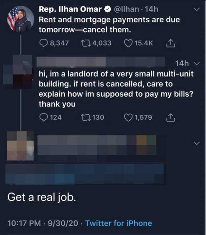 "Get a real job."