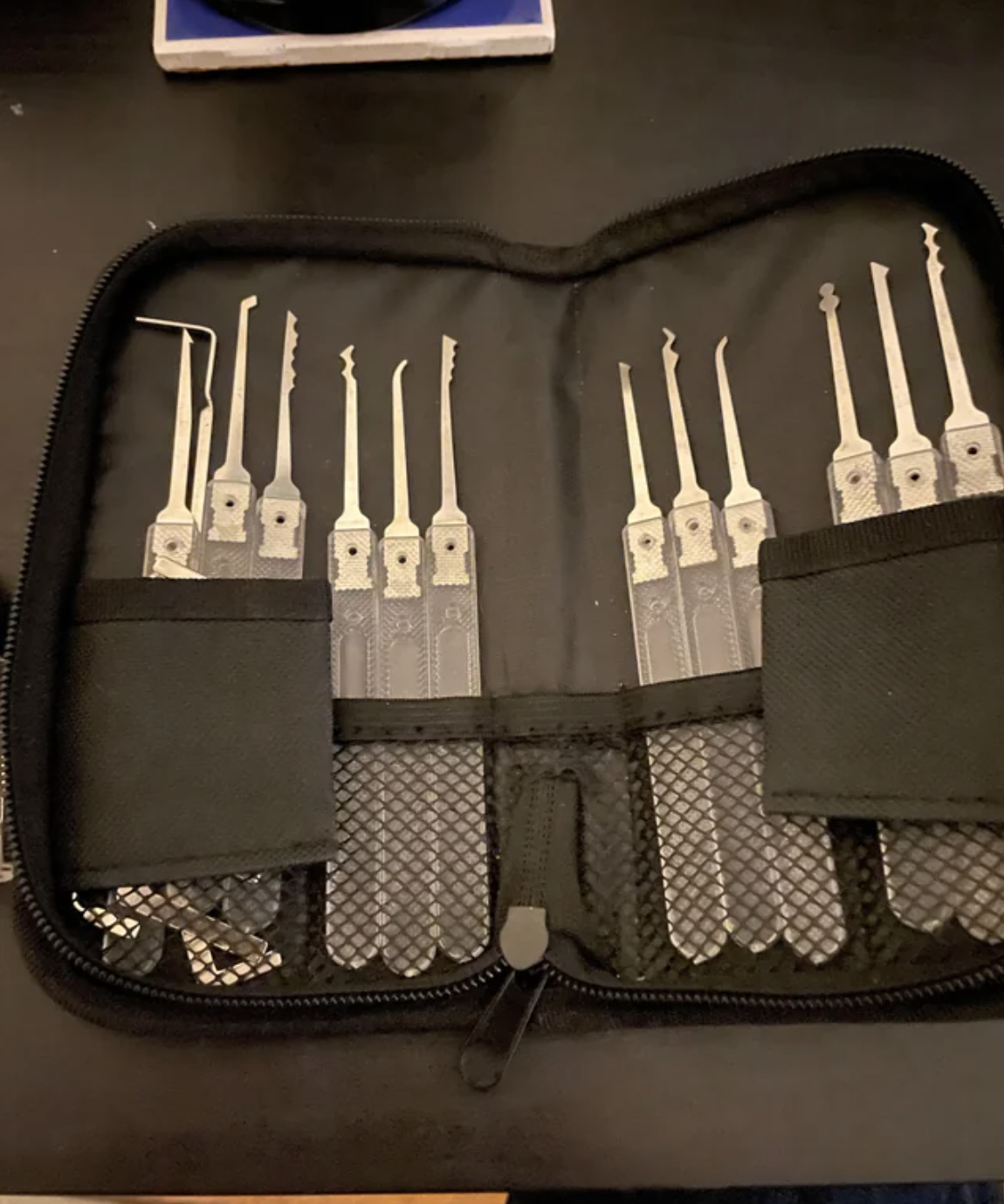 closeup of a toolkit