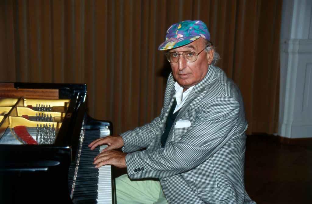 Closeup of Friedrich Gulda