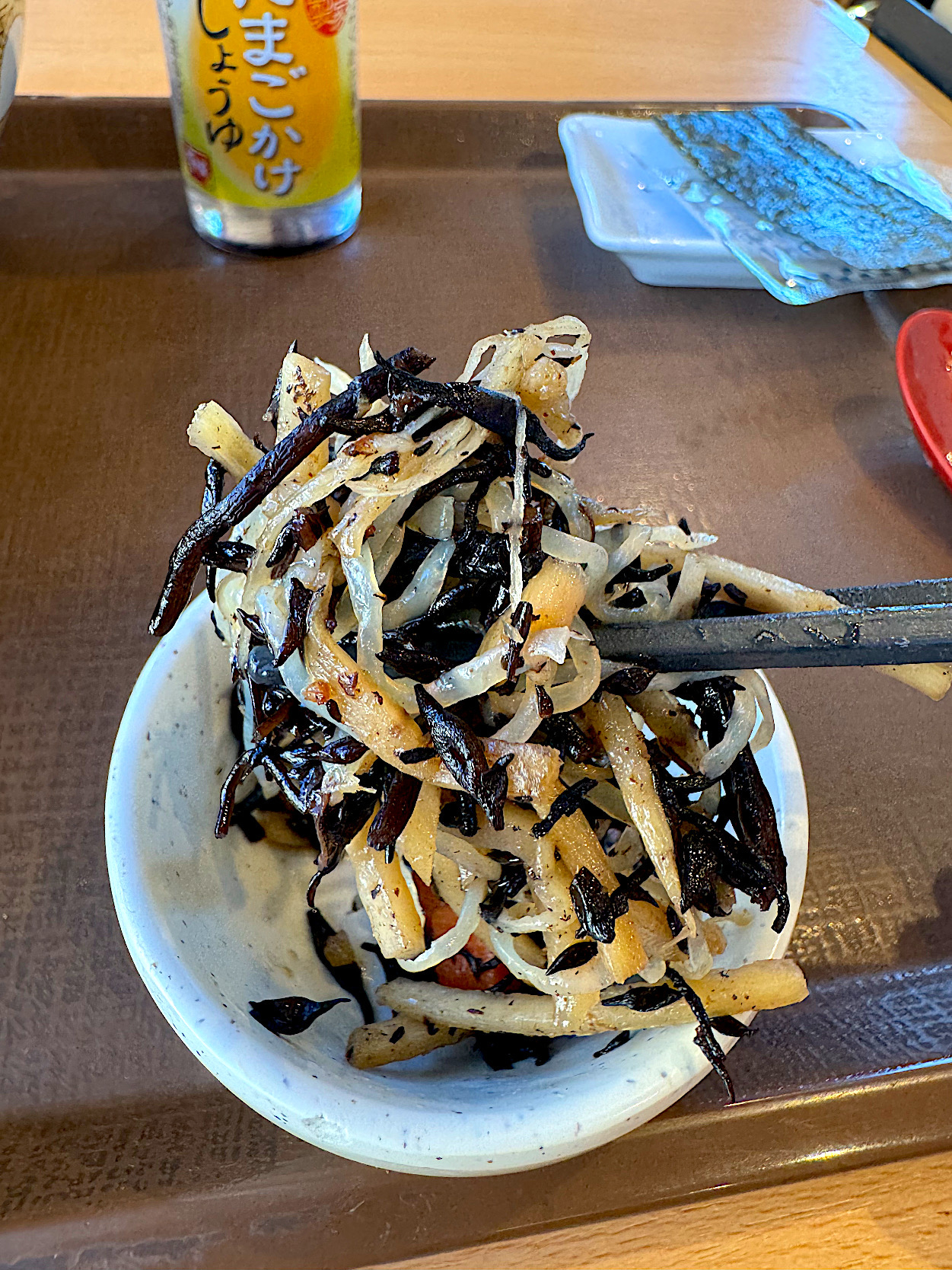 すき家のオススメのメニュー「たまかけ朝食」