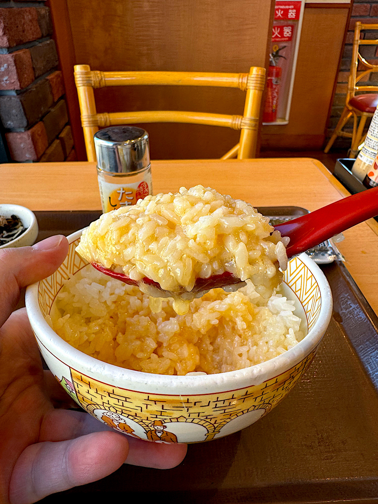 すき家のオススメのメニュー「たまかけ朝食」