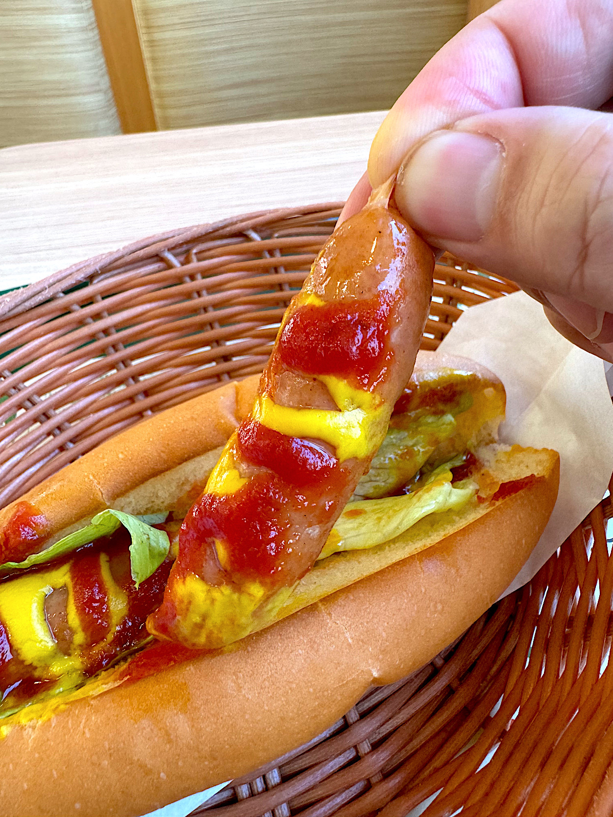 モスバーガーのオススメのフード「モーニングドッグ」