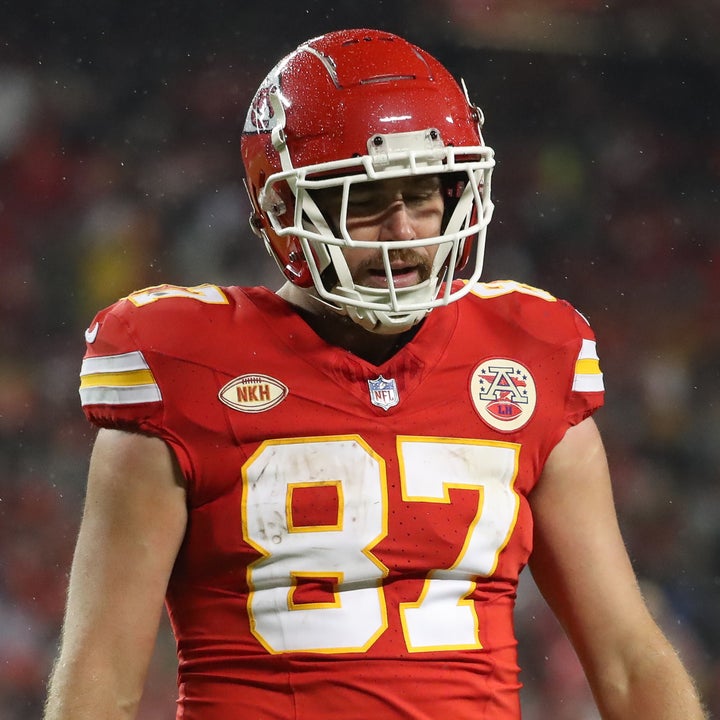 Closeup of Travis Kelce