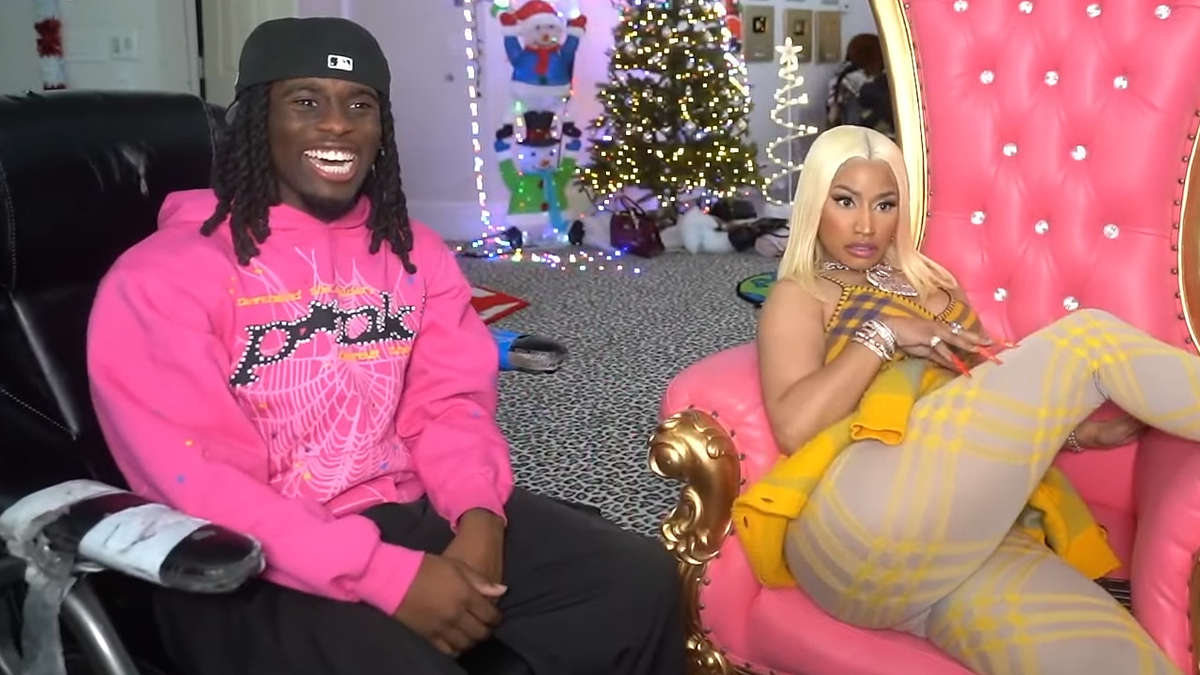 Nicki Minaj Gives Kai Cenat His Props During Stream | Complex